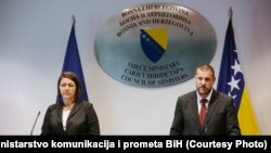 Evropska komesarka za transport Violeta Bulc i ministar prometa i komunikacija BiH Ismir Jusko