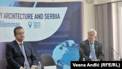 Ministar spoljnih poslova Srbije Ivica Dačić i ambasador SAD u Srbiji Kajl Skat