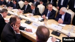 Переговоры глав МИД России, Турции и Ирана