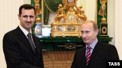Башар Асад і Володимир Путін у Москві