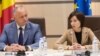 Președintele Igor Dodon, liderul neformal al PSRM, și prim-ministra Maia Sandu, unul dintre fondatorii Blocului ACUM. 12 iulie 2019