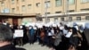Kermanshah, Iran - Teachers & retired teachers in an earlier protest in January.