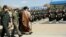 Iranian supreme leader Ayatollah Ali Khamenei at the graduation ceremony of army university in May.
