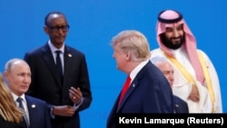 Путин, Трамп и принц Мохаммед