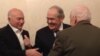 Бывший мэр Москвы Юрий Лужков и бывший президент Татарстана Минтимер Шаймиев на презентации книги в Москве, 6 декабря 2016 года