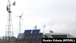 Күн энергетикалық қондырғысы. Астана. 10 шілде, 2015 жыл.