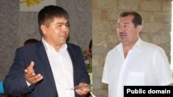 Бөрҗән районы башлыгы Рөстәм Шәрипов һәм "Гадел Русия" намзәте Раил Сарбаев