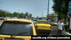 Такси в Узбекистане.