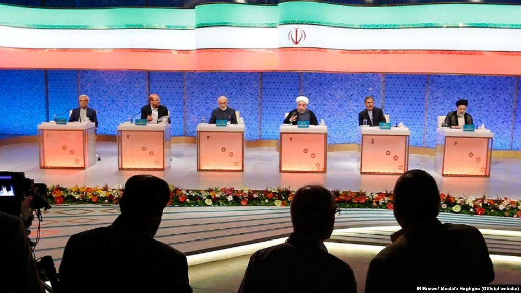 The third and final presidential debate was aired live on Iran's state-controlled television on May 12 ahead of the vote on May 19.