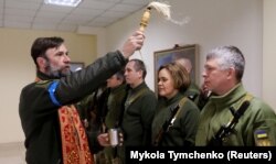 Украінская тэрытарыльяная абарона рыхтуецца на вайну з Расеяй. Кіеў, 1 красавіка 2022