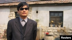 China -- Blind legal activist Chen Guangcheng, undated