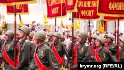 Військовий парад, присвячений 75-ій річниці перемоги у Другій світовій війні. Севастополь, 9 травня 2020 року