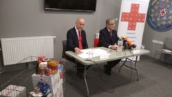 Sa konferencije za tisak Hrvatskog crvenog križa o osiguranoj pomoći