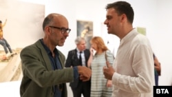  Константин Вълков (вляво) и Христо Христов 