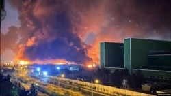 Тегеран. Пожар в районе аэропорта.