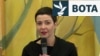 Ukraine - Maryya Kalesnikava, Belarusian opposition leader, speaks in Ukraine speaks after her release from prison in Belarus - screen grab