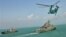 An Iranian Navy drill off the Strait of Hormuz