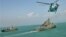 An Iranian naval drill off the Strait of Hormuz last year