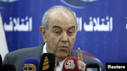 File Photo: Iraqi Vice President Iyad Allawi