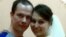 Jailed Russian activist Ildar Dadin and his wife Anastasia Zotova