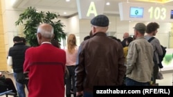 Aşgabadyň halkara aeroporty. Illýustrasiýa suraty