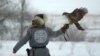 Kazakhstan - Сompetitions of berkutchi (The Eagle hunters) in Uralsk. West Kazakhstan region, February 2018.