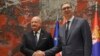 Nemački kancelar Kristijan Štoker i predsednik Srbije Aleksandar Vučić, Beograd, 13. avgust 2025.