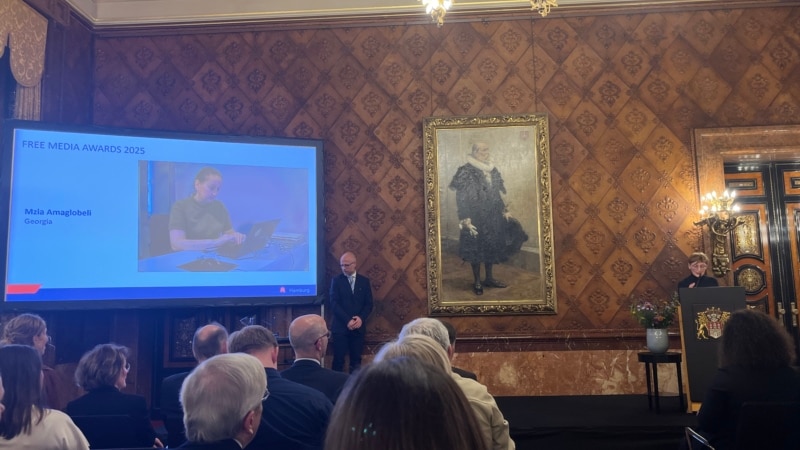 სახაროვის პრემიის მფლობელ მზია ამაღლობელს მორიგი საერთაშორისო ჯილდო, Free Media Awards-ი გადაეცა