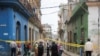 Ulica u karantinu zbog širenja korona virusa u Havani na Kubi, 1. februara 2021. 