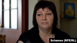 Volodymyr Yukhymenko’s widow, Yevhenia Lastovetska. "It seems to me that as long as I live, I will wait for him to come home,” she told Schemes.