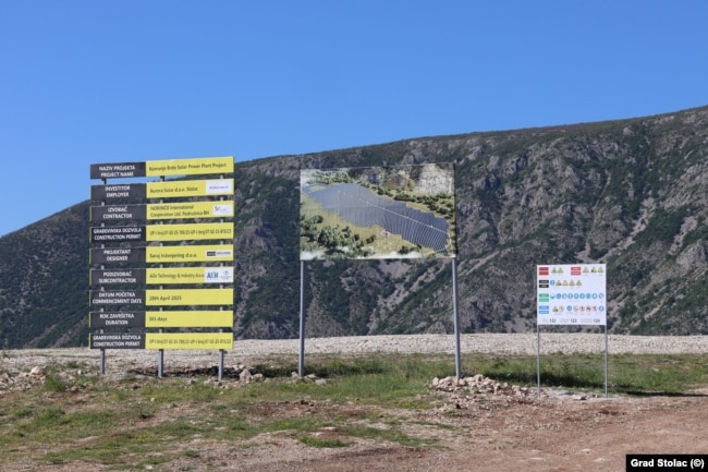 Gradilište kod Stoca, april 2025.