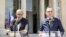 France - French Foreign Affairs Minister Jean-Yves Le Drian (L) and German Foreign Affairs Minister Heiko Maas adress a press conference at the Elysee presidential palace on June 19, 2019..