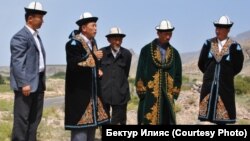 Hytaýdaky etniki gyrgyzlar. Arhiwden alnan illýustrasiýa suraty.
