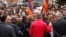 Armenia - Prime Minister Karen Karapetian (C) campaigns for the ruling Republican Party in Aragatsotn province, 22Mar2017.
