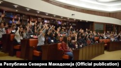 Илустрација - „Детски парламент“ во Собрание во 2018 година