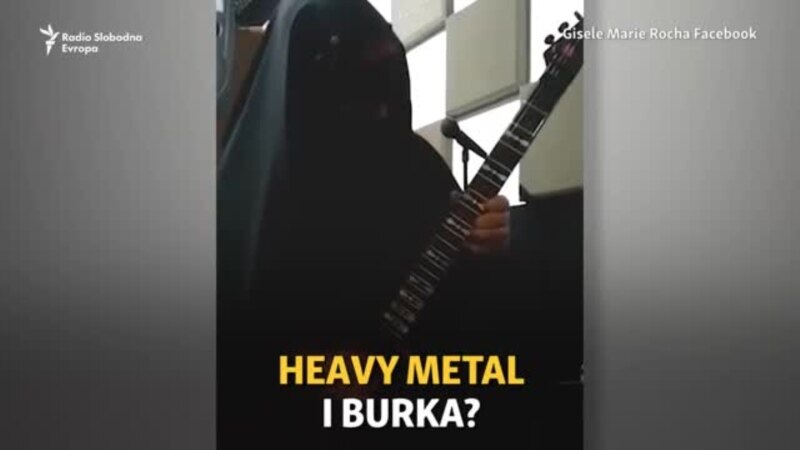 Električna gitara i burka