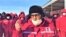 Kazakhstan – KMK Munay oil company worker Erzhan / Yerzhan Elamanov / Yelamanov at Kokzhide oilfield. Workers protest / strike. Aktobe region, January 27, 2021
