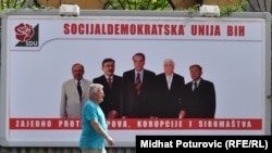 Predizborni plakat u Sarajevu, 3. septembar 2010