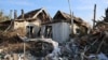 Houses destroyed by a Russian air strike in Ukraine&#39;s&nbsp;Zaporizhzhya&#39;s region. The governor said at least 29 buildings were heavily damaged in a wave of Russian strikes on October 10.