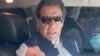 Former Pakistan Prime Minister Imran Khan gestures in a video statement at an unknown location in Pakistan in this screen grab obtained from a social media video released on May 9.