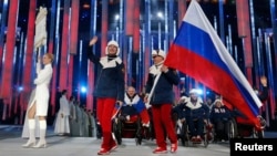 Архивная фотография: открытие Паралимпийских игр в Сочи, 2014 год