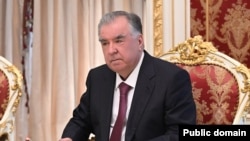 Эмомалӣ Раҳмон, президенти Тоҷикистон. Акс аз рӯзи 14-уми феврал