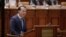 Premierul Cîțu și-a concentrat discursul din Parlament pentru a transmite mesaje pentru colegii din PNL. Imagine din 2021. 