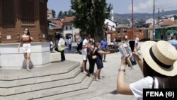 Turisti u Sarajevu, juli 2021.