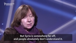 Nobel Prize Laureate Alexievich Baffled By Putin's Actions In Syria