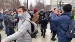Продолжаются задержания на Пушкинской площади