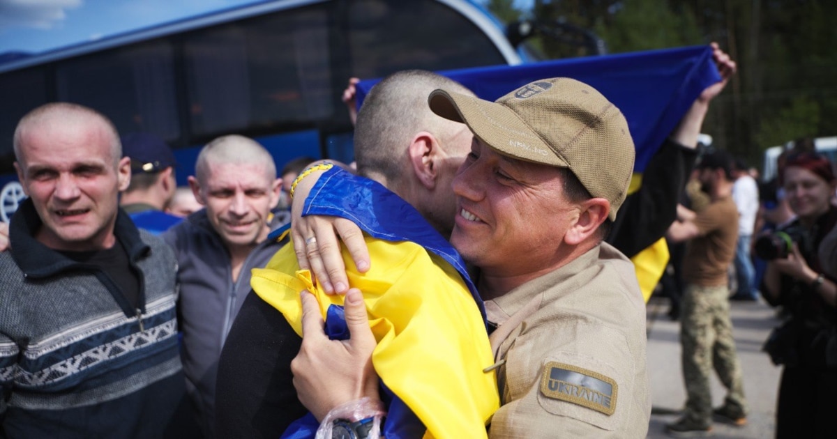 უკრაინამ რუსეთიდან 390 ტყვე დაიბრუნა "1000 -1000-ზე გაცვლის" პირველ ეტაპზე