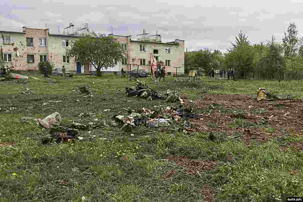 Рэшткі вайсковага самалёта