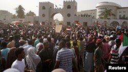 ارشیف، په سوډان هېواد کې د خلکو د مظاهرو یو انځور