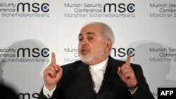 Iranski ministar vanjskih poslova Mohamed Džavad Zarif (Mohammad Javad Zarif ) na panel diskusiji 'Razgovor s Iranom' tokom 56. Minhenske bezbednosne konferencije, 15 februar 2020.